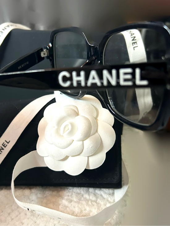 Authentic CHANEL Acetate Square Protective Screen  Eyewear Model 5408 main image 9